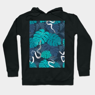 Snakes in jungle Hoodie